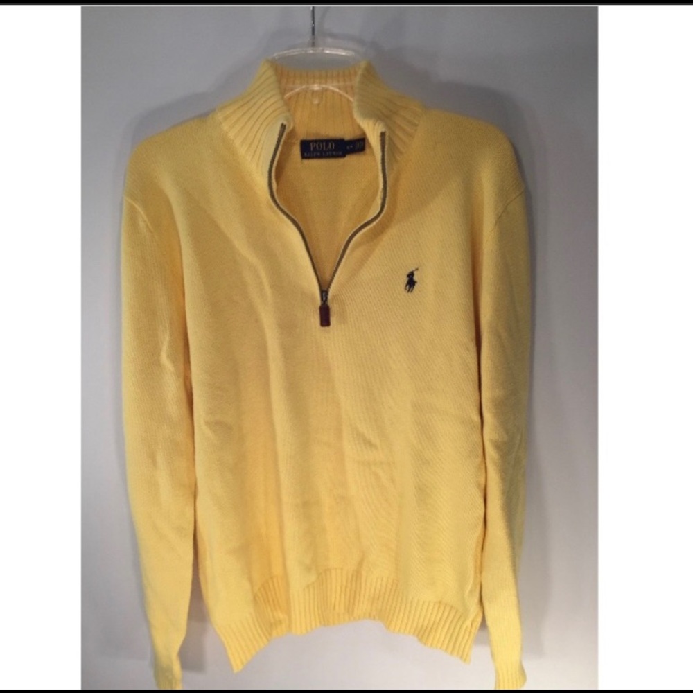 Ralph Lauren Yellow Quarter ZIP